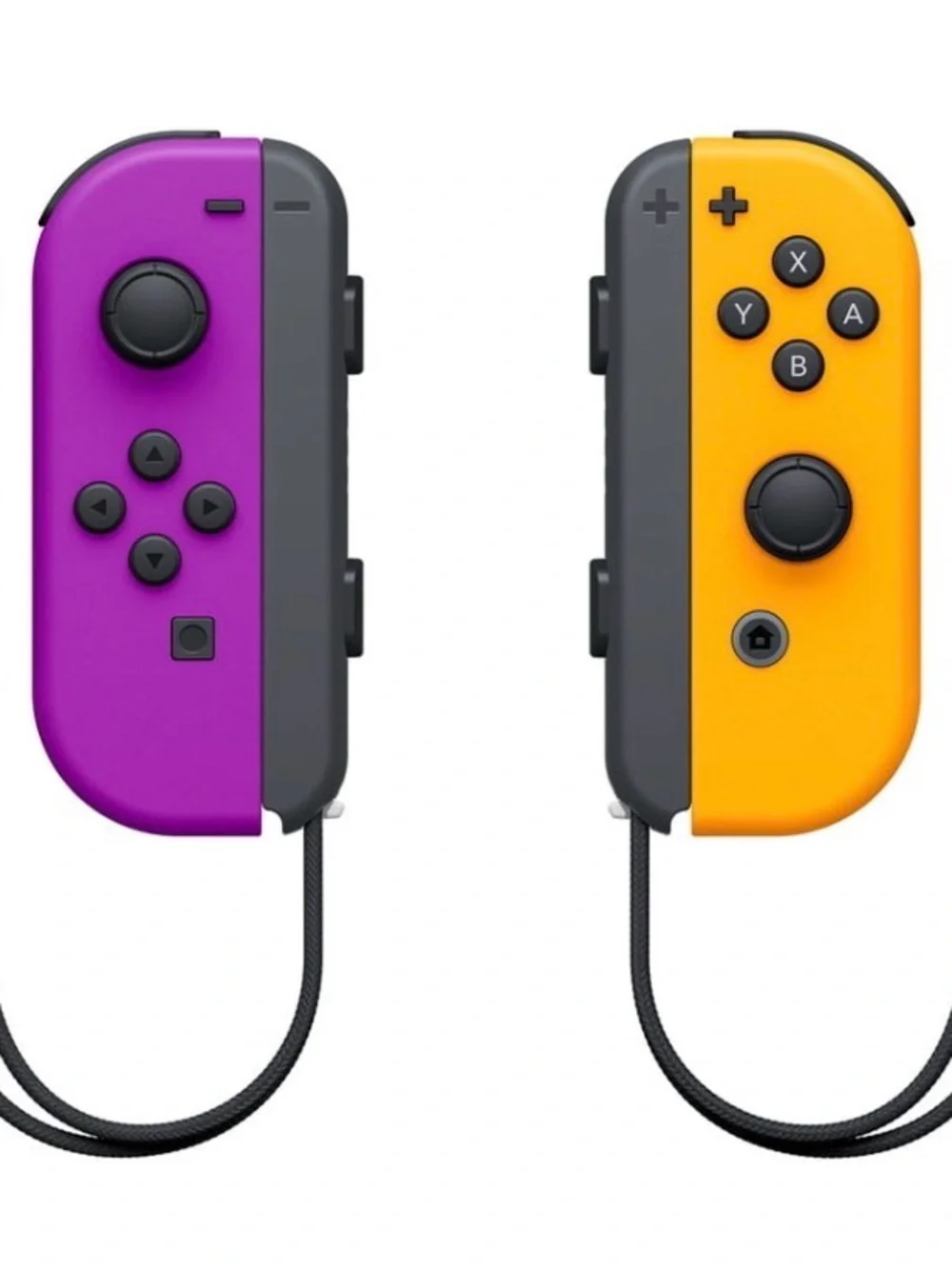 Nintendo Joy-Con Pair in Neon Purple (L) & Neon Orange (R)